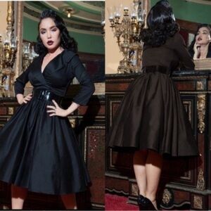 Pinup Girl Clothing Birdie Dress Large